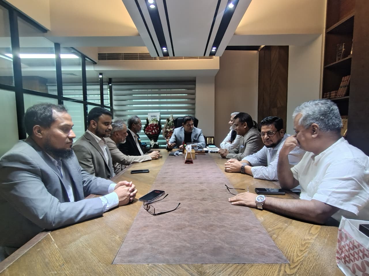 Meeting With :   Mr. Mustafizur Rahman Bhuiyan, MP Chairman Gawsia Developers Limited